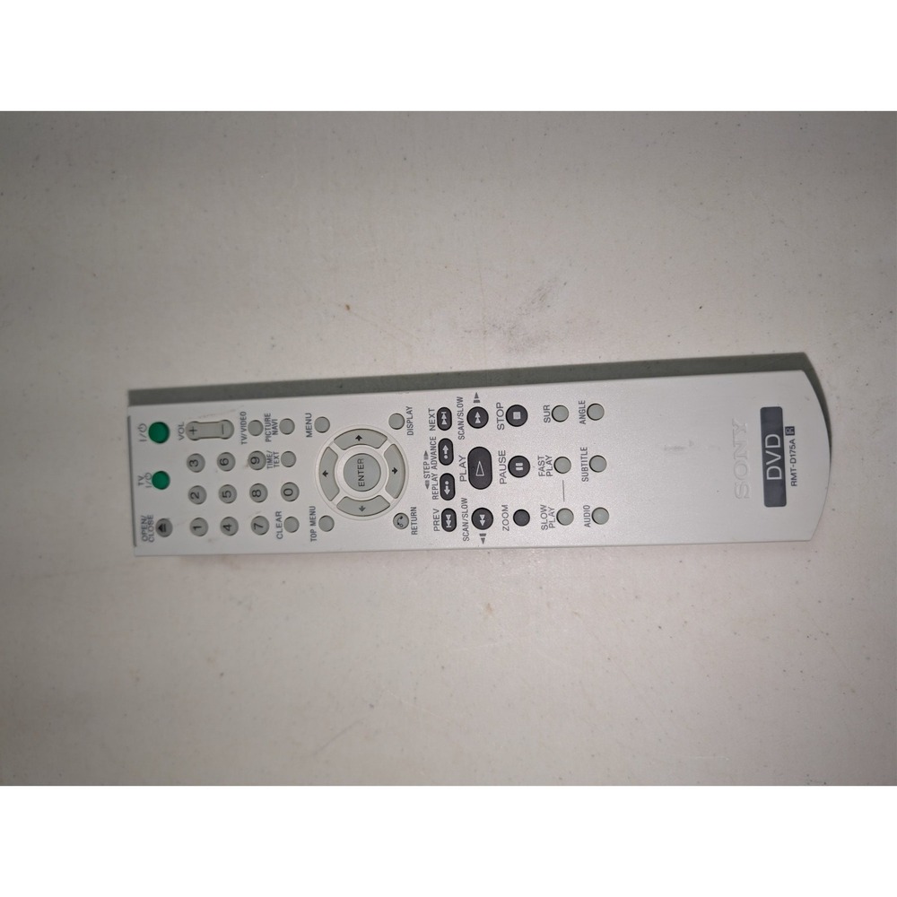 Sony RMT-D175A DVD Player Remote Control OEM Genuine - Tested & Working‎ - Picture 2 of 3
